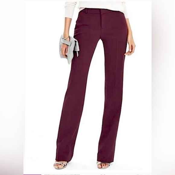 Banana Republic Logan Trouser in Burgundy - Picture 3 of 15
